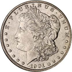 Lot 0285 - 1901-O Morgan Dollar NGC MS66