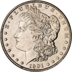 Lot 0286 - 1901-O Morgan Dollar NGC MS65