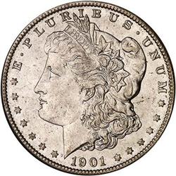 Lot 0287 - 1901-O Morgan Dollar NGC MS65