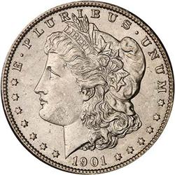 Lot 0289 - 1901-O Morgan Dollar NGC MS65