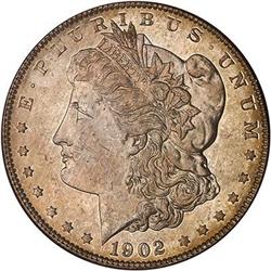 Lot 0295 - 1902-O Morgan Dollar NGC MS65