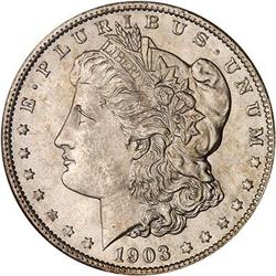 Lot 0299 - 1903-O Morgan Dollar NGC MS65