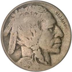 Lot 0881 - 1918-D Buffalo Nickel. 8 over 7 PCGS VG8