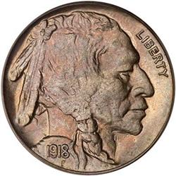 Lot 0883 - 1918-S Buffalo Nickel PCGS MS64