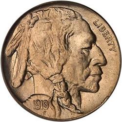 Lot 0885 - 1919 Buffalo Nickel PCGS MS66