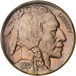 Lot 0888 - 1920-D Buffalo Nickel PCGS MS65