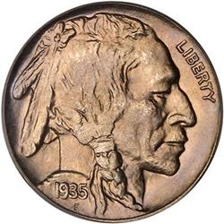 Lot 0907 - 1935-S Buffalo Nickel PCGS MS67