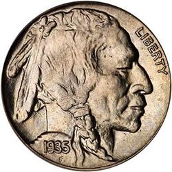 Lot 0908 - 1935-S Buffalo Nickel PCGS MS67