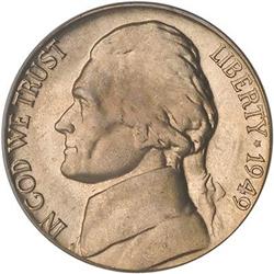 Lot 0921 - 1949-D Jefferson Nickel. D over S PCGS MS66