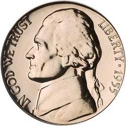Lot 0922 - 1955 Jefferson Nickel TDR NGC PF68