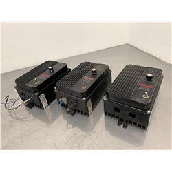 (3) CAMCO NEMA-12 Vari-Pak DC Motor Speed Control