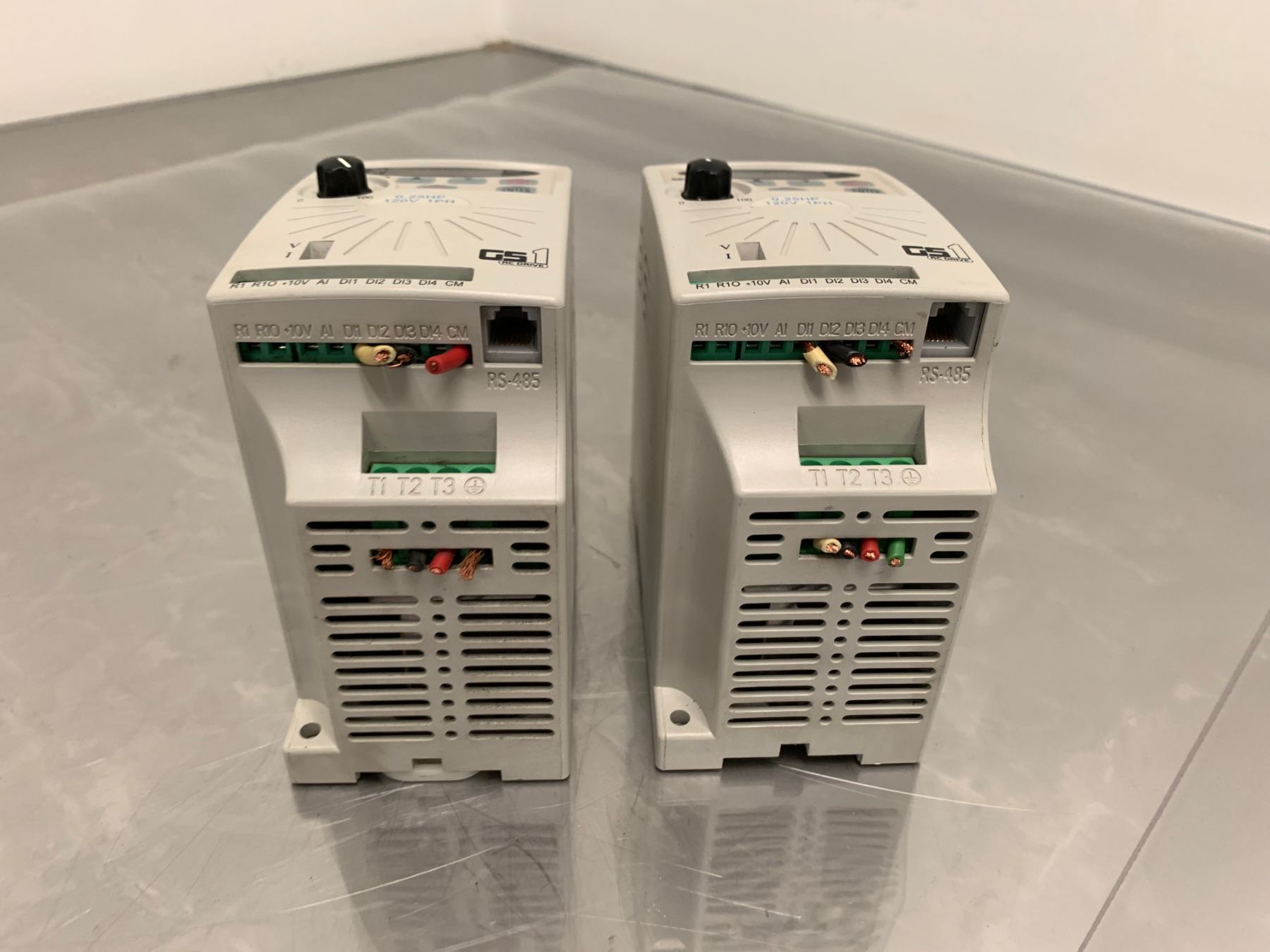 (2) Automation Direct GS1-10P2 AC Micro Drives