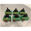 Image 1 : Lot of 6  Phoenix Contact 20-53735 PC Board Breakout Module & Amphenol 20-51039 Connector Blocks