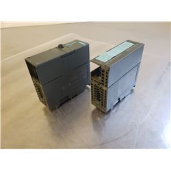 (2) SIEMENS 1P 6ES7 315-2AG10-0AB0 & 1P 63S7 370-0AA01-0AA0 MODULES