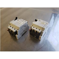 (2) SIEMENS 3VU9131-3AA00 CIRCUIT BREAKER