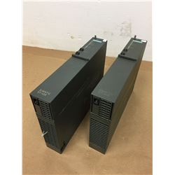 (2) Siemens 1P 6ES7 407-0KA01-0AA0 & 1P 6ES7 407-0KA02-0AA0 Power Supply