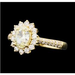 1.20 ctw Diamond Ring - 14KT Yellow Gold