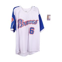 Atlanta Braves Davey Johnson Autographed  Jersey