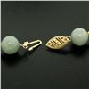 Image 7 : 14K Yellow Gold 24" Long Multi Colored 8.5mm Round Jade Bead Strand Necklace