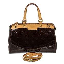 Louis Vuitton Amarante Vernis Leather Brea PM Bag