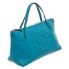 Image 7 : Gucci Blue Leather Soho Mini Tote Bag