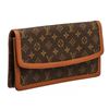 Image 2 : Louis Vuitton Monogram Canvas Leather Pochette Dame Clutch Bag