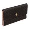Image 3 : Chanel Black Quilted Leather Trifold Long Wallet
