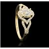 Image 4 : 0.97 ctw Diamond Ring - 14KT Yellow Gold