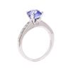 Image 4 : 2.06 ctw Blue Sapphire and Diamond Ring - Platinum