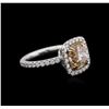 Image 2 : 18KT White Gold 2.37 ctw Diamond Ring