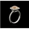 Image 3 : 18KT White Gold 2.37 ctw Diamond Ring