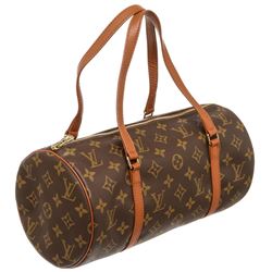 Louis Vuitton Monogram Canvas Leather Vintage Papillon 26 cm Bag