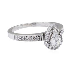 0.33 ctw Diamond Ring - 14KT White Gold