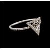 0.20 ctw Diamond Ring - 14KT White Gold