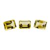 21.24 ctw.Natural Emerald Cut Citrine Quartz Parcel of Three