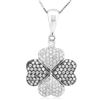 Image 1 : 18k White Gold 0.53CTW Diamond Pendant, (SI1 /G-H)