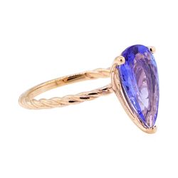 2.67 ctw Tanzanite Ring - 14KT Rose Gold