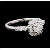 Image 1 : 0.98 ctw Diamond Ring - 14KT White Gold