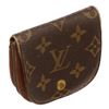 Image 1 : Louis Vuitton Monogram Canvas Leather Porte-Monnaie Gousset Coin Purse