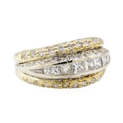 2.00 ctw Diamond Ring - 14KT Yellow and White Gold