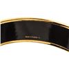 Image 7 : Hermes Brown White Multicolor Enamel Gold Plated Bangle Bracelet