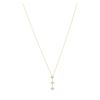 Image 2 : 0.5 ctw Diamond Pendant With Chain - 14KT Yellow Gold