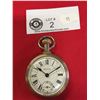 Image 1 : Westclock Pocket Watch Railway Locomotive on back. Needs Repair