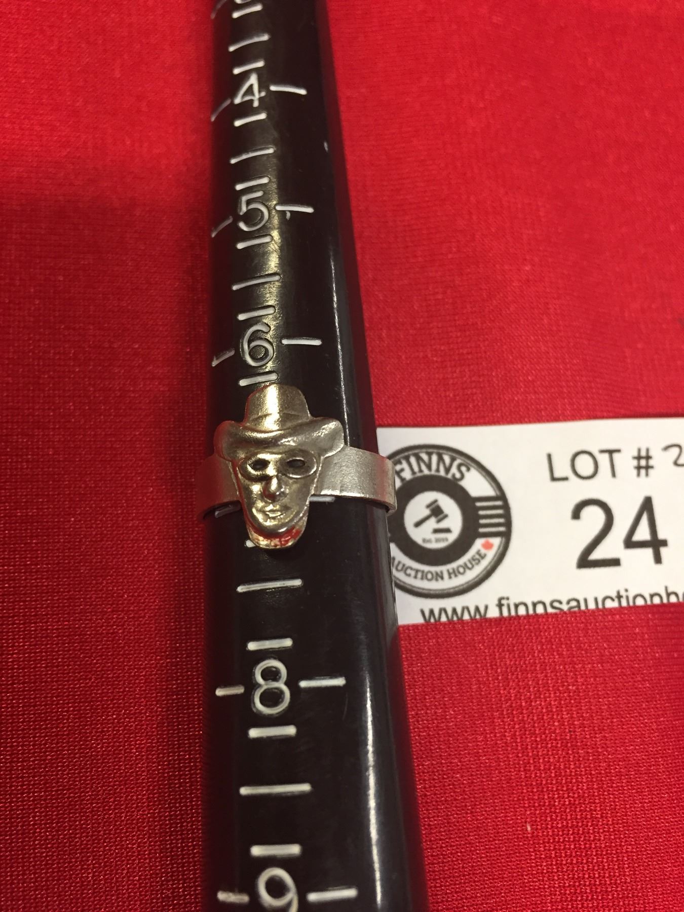 Vintage Lone Ranger Ring. Size 6.5 but is adjustable