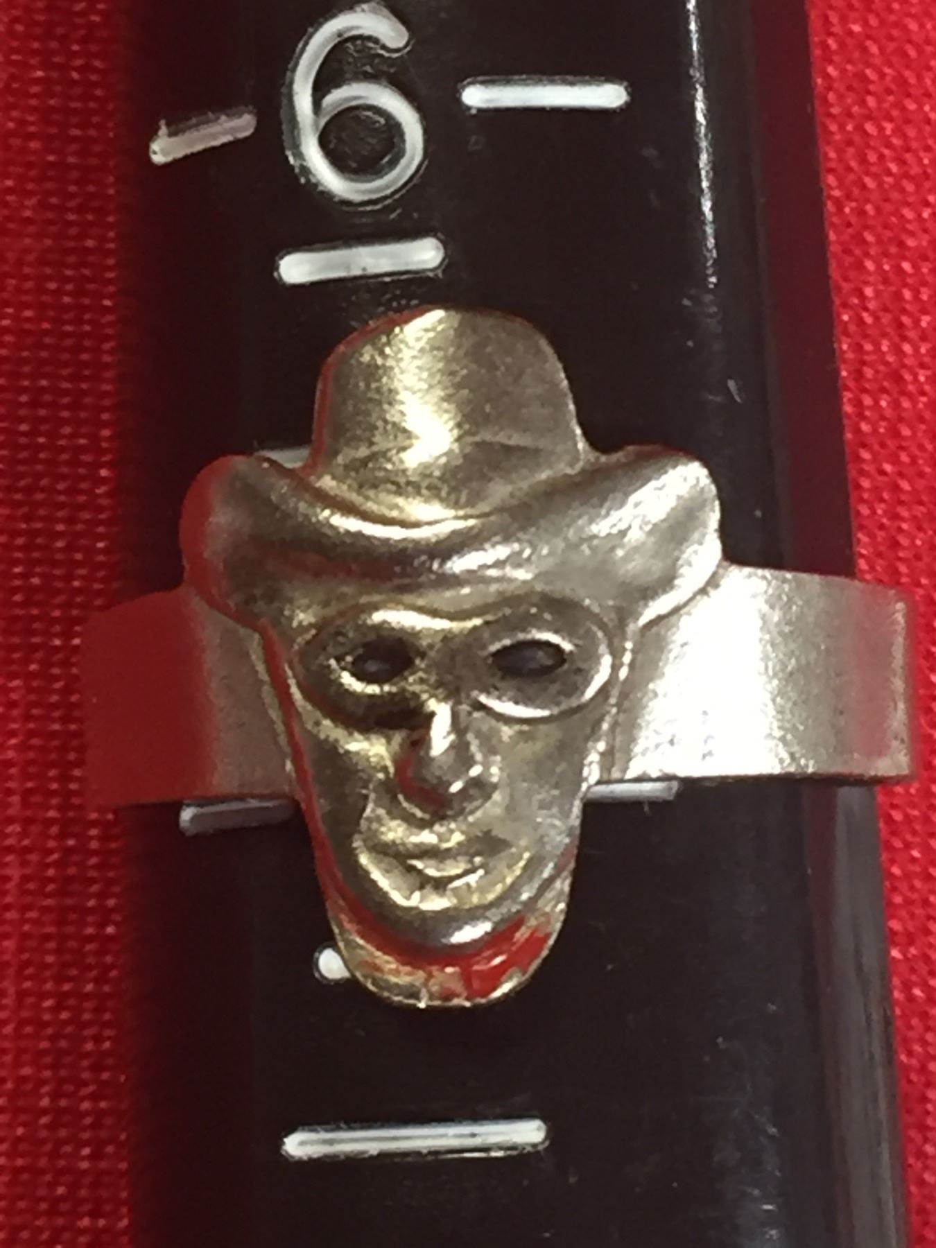 Vintage Lone Ranger Ring. Size 6.5 but is adjustable