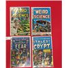 Image 1 : 2 Tales from The Crypt Comics.#2 &3  2 Weird Science Comics # 1 &2 All in Bags on Cardboard