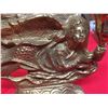 Image 2 : Brass Angel Candle Holder 8" w x 6.5" T