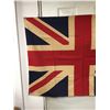 Image 2 : Vintage Union Jack British Made Flag. 32" x 46"