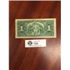 Image 2 : 1937 Bank of Canada $1 Bank Note. One Dollar.