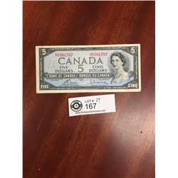 1954 Bank of Canada $5 Bank Note